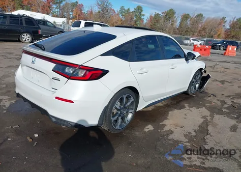 2025 Honda Civic Hybrid Sport Touring from USA, damaged, VIN 19XFL4H99SE003131